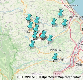 Mappa Contrada Fiorano, 65014 Loreto Aprutino PE, Italia (5.55714)