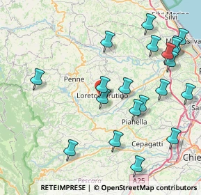 Mappa Contrada Fiorano, 65014 Loreto Aprutino PE, Italia (9.8065)