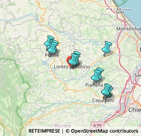 Mappa Contrada Fiorano, 65014 Loreto Aprutino PE, Italia (6.05)