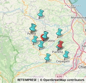 Mappa Contrada Fiorano, 65014 Loreto Aprutino PE, Italia (5.495)