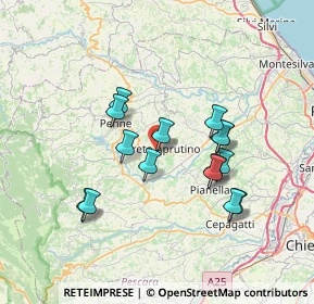 Mappa Contrada Fiorano, 65014 Loreto Aprutino PE, Italia (6.612)