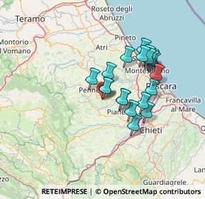 Mappa Contrada Fiorano, 65014 Loreto Aprutino PE, Italia (11.879)