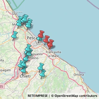 Mappa Via Sangro, 66023 Francavilla al Mare CH, Italia (9.9345)