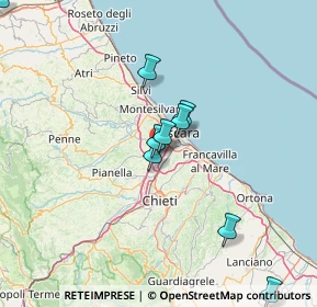 Mappa Via Liri, 65010 Spoltore PE, Italia (23.84667)