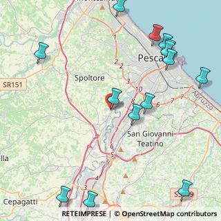 Mappa Via Sangro, 65010 Spoltore PE, Italia (5.98429)