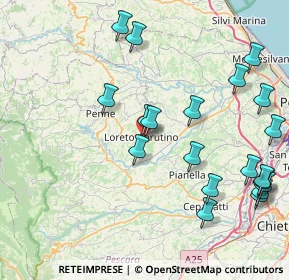 Mappa Via Muraglione, 65014 Loreto Aprutino PE, Italia (10.099)