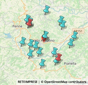 Mappa Via Muraglione, 65014 Loreto Aprutino PE, Italia (3.755)