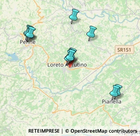 Mappa Via Muraglione, 65014 Loreto Aprutino PE, Italia (3.89167)