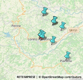 Mappa Salita S. Pietro, 65014 Loreto Aprutino PE, Italia (3.08273)