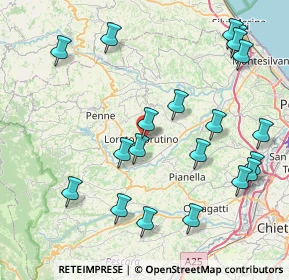 Mappa Salita S. Pietro, 65014 Loreto Aprutino PE, Italia (9.9155)