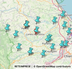 Mappa Salita S. Pietro, 65014 Loreto Aprutino PE, Italia (9.3915)