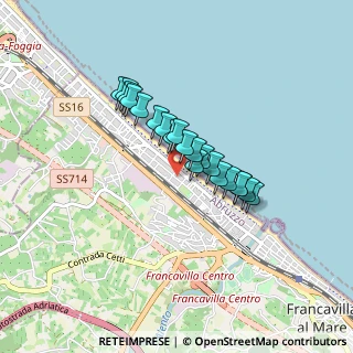Mappa Viale Maiella, 66023 Francavilla al Mare CH, Italia (0.632)