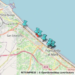 Mappa Viale Maiella, 66023 Francavilla al Mare CH, Italia (1.43273)