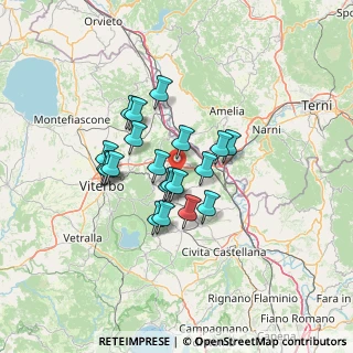 Mappa Strada del Bucone, 01038 Soriano nel Cimino VT, Italia (10.4825)