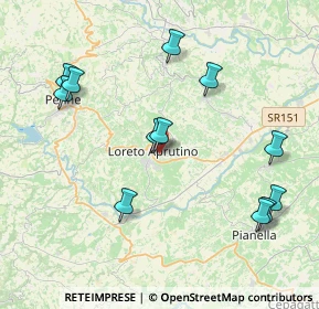 Mappa Via Guglielmo Marconi, 65014 Loreto Aprutino PE, Italia (4.56917)