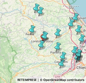 Mappa Via Guglielmo Marconi, 65014 Loreto Aprutino PE, Italia (10.1065)
