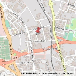 Mappa Via Orio Vergani, 4, 01100 Viterbo, Viterbo (Lazio)