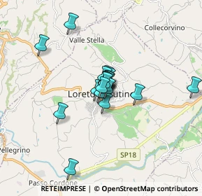 Mappa Via Martiri Angolani, 65014 Loreto Aprutino PE, Italia (1.0235)