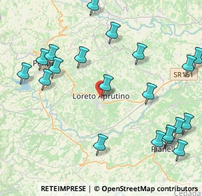 Mappa Via Martiri Angolani, 65014 Loreto Aprutino PE, Italia (5.421)