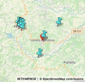 Mappa Via Martiri Angolani, 65014 Loreto Aprutino PE, Italia (4.43364)