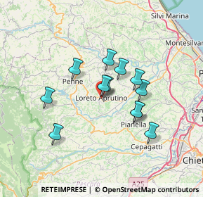 Mappa Via Martiri Angolani, 65014 Loreto Aprutino PE, Italia (5.79083)