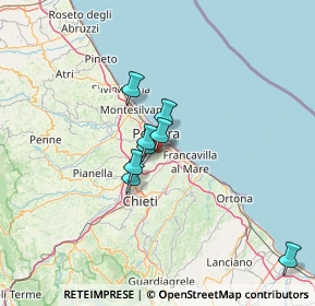 Mappa Strada Ventre D'Oca, 65129 Pescara PE, Italia (22.27545)