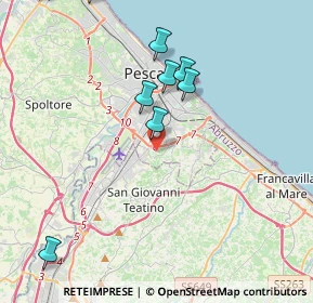 Mappa Strada Ventre D'Oca, 65129 Pescara PE, Italia (5.65818)