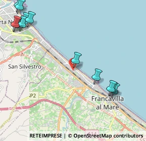 Mappa Via Gizio, 66023 Francavilla al Mare CH, Italia (3.07917)