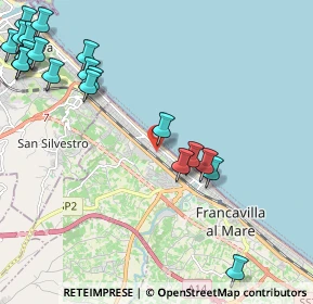 Mappa Via Gizio, 66023 Francavilla al Mare CH, Italia (3.0185)