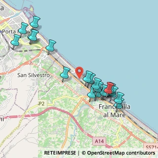 Mappa Via Canto Novo, 66023 Francavilla al Mare CH, Italia (2.202)