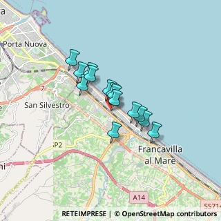 Mappa Via Canto Novo, 66023 Francavilla al Mare CH, Italia (1.17214)