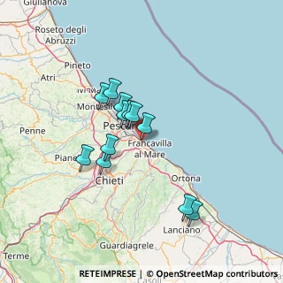 Mappa Via Canto Novo, 66023 Francavilla al Mare CH, Italia (11.65)