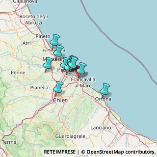 Mappa Via Canto Novo, 66023 Francavilla al Mare CH, Italia (9.08167)