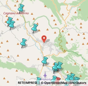 Mappa Via della Caserma, 67017 Pizzoli AQ, Italia (7.5425)