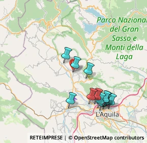 Mappa Via della Caserma, 67017 Pizzoli AQ, Italia (7.84333)