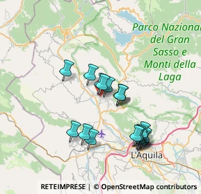 Mappa Via della Caserma, 67017 Pizzoli AQ, Italia (6.965)