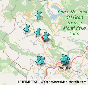 Mappa Via della Caserma, 67017 Pizzoli AQ, Italia (7.86667)
