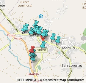 Mappa Via della Caserma, 67017 Pizzoli AQ, Italia (0.626)