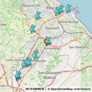 Mappa Via Acquatorbida, 65129 Pescara PE, Italia (2.8675)
