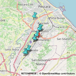 Mappa Via Acquatorbida, 65129 Pescara PE, Italia (1.36917)