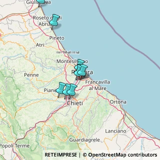 Mappa Via Acquatorbida, 65129 Pescara PE, Italia (34.5055)