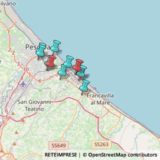 Mappa Via Sinello, 66023 Francavilla al Mare CH, Italia (2.70273)