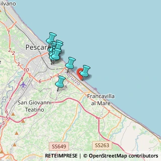 Mappa Via Sinello, 66023 Francavilla al Mare CH, Italia (3.40167)