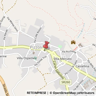Mappa Corso Sallustio, 30, 67017 Pizzoli, L'Aquila (Abruzzo)