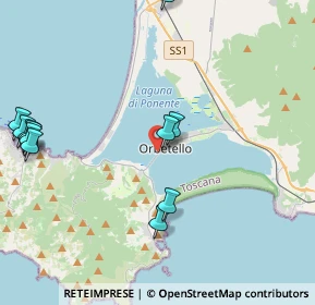 Mappa Via della Diga, 58015 Orbetello GR, Italia (5.33)