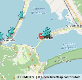 Mappa Via della Diga, 58015 Orbetello GR, Italia (2.24455)