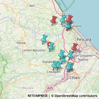 Mappa Contrada Valle Iuta, 65010 Moscufo PE, Italia (7.92267)