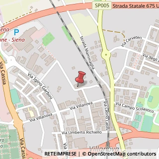 Mappa Via Filippo Petroselli, 25, 01100 Viterbo, Viterbo (Lazio)