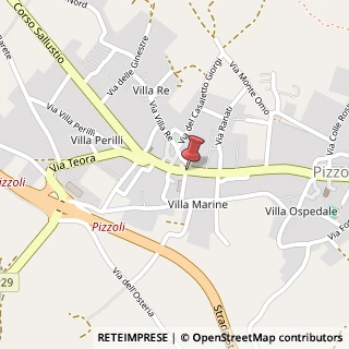 Mappa Via Villa Re, 166, 67017 Pizzoli, L'Aquila (Abruzzo)