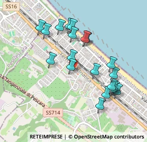 Mappa Via D. Ciampoli, 66023 Francavilla al Mare CH, Italia (0.4845)